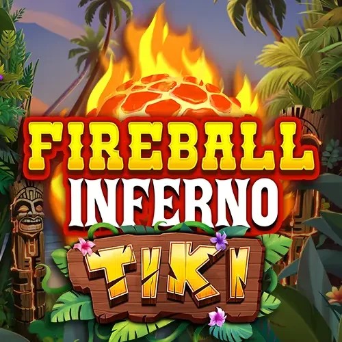 Fireball Inferno Tiki slot visual from NetEnt available on placardcasino.eu